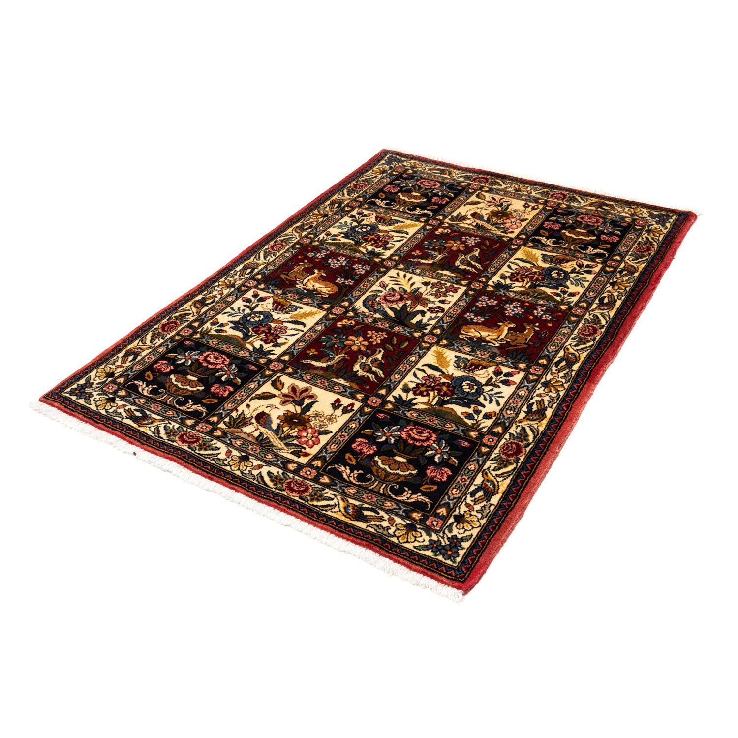 Alfombra persa - Nómada - 148 x 103 cm - multicolor
