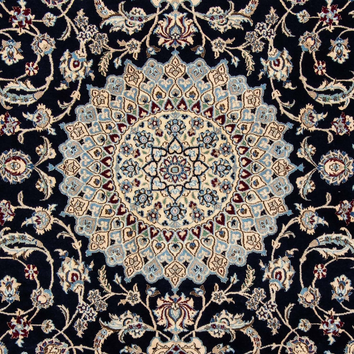 Alfombra Persa - Nain - Real - 290 x 200 cm - negro
