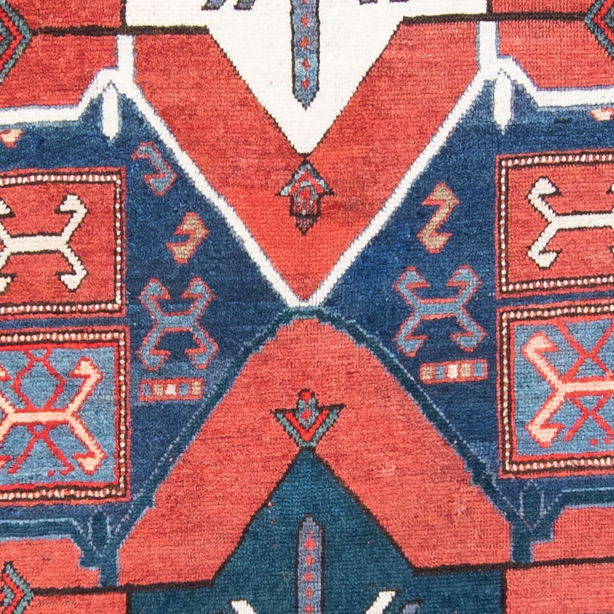 Alfombra de pasillo Alfombra persa - Nómada - 380 x 170 cm - azul oscuro