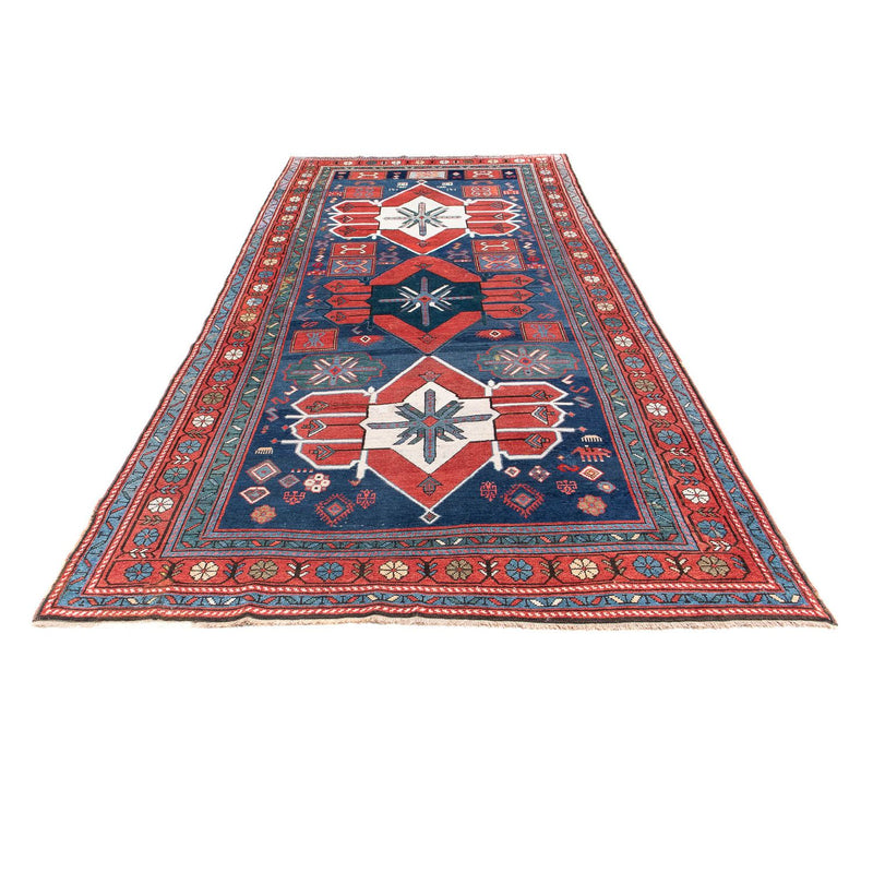 Alfombra de pasillo Alfombra persa - Nómada - 380 x 170 cm - azul oscuro
