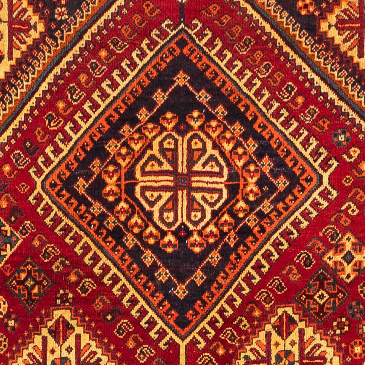 Alfombra persa - Nómada - 271 x 152 cm - rojo oscuro