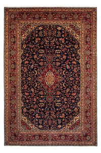 Alfombra persa - Nómada - 310 x 207 cm - azul oscuro