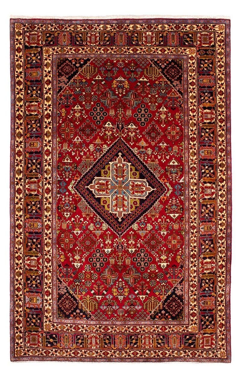 Alfombra persa - Nómada - 323 x 203 cm - rojo oscuro