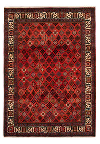 Alfombra persa - Nómada - 302 x 210 cm - rojo oscuro