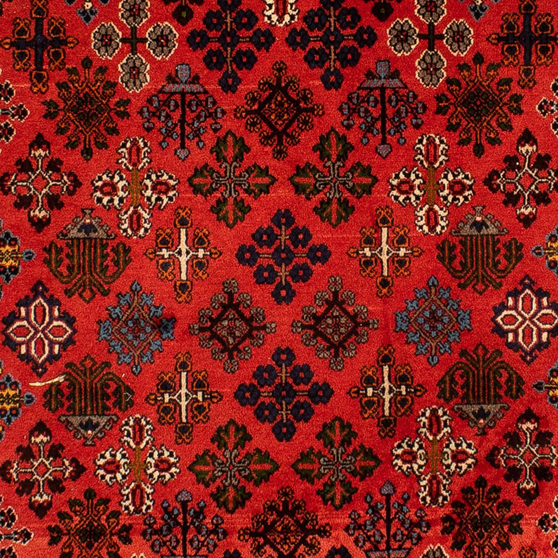 Alfombra persa - Nómada - 302 x 210 cm - rojo oscuro
