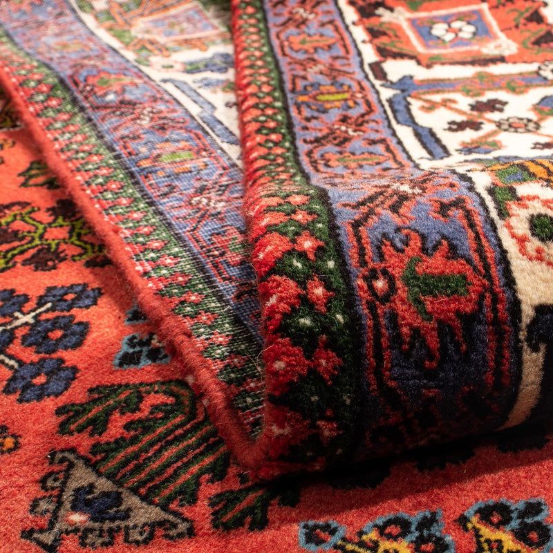 Alfombra persa - Nómada - 302 x 210 cm - rojo oscuro