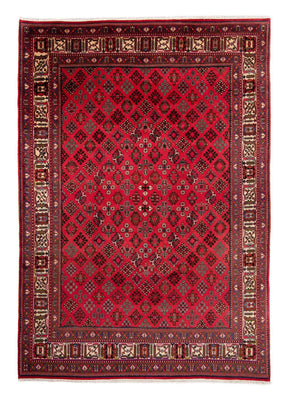 Alfombra persa - Nómada - 330 x 240 cm - rojo oscuro