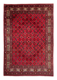Alfombra persa - Nómada - 330 x 240 cm - rojo oscuro