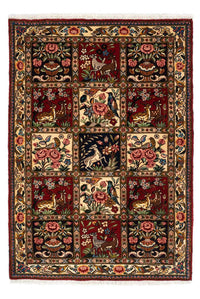 Alfombra persa - Nómada - 148 x 103 cm - rojo oscuro