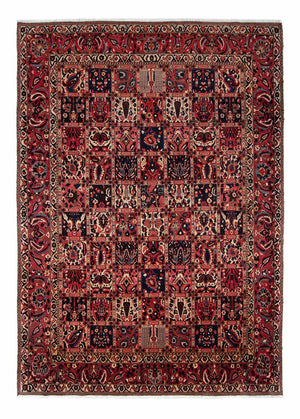 Alfombra persa - Nómada - 358 x 261 cm - rojo oscuro