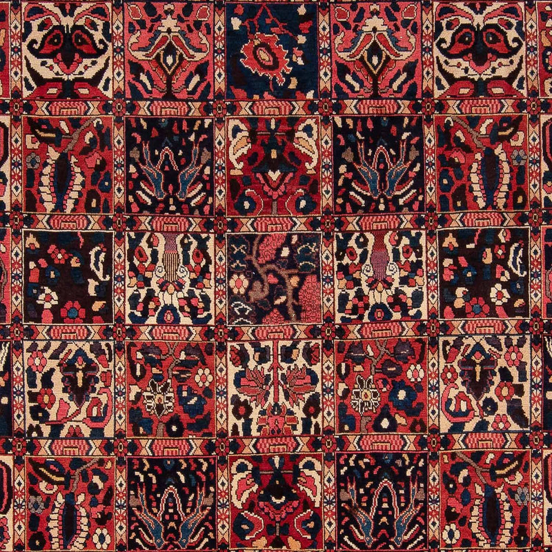 Alfombra persa - Nómada - 358 x 261 cm - rojo oscuro
