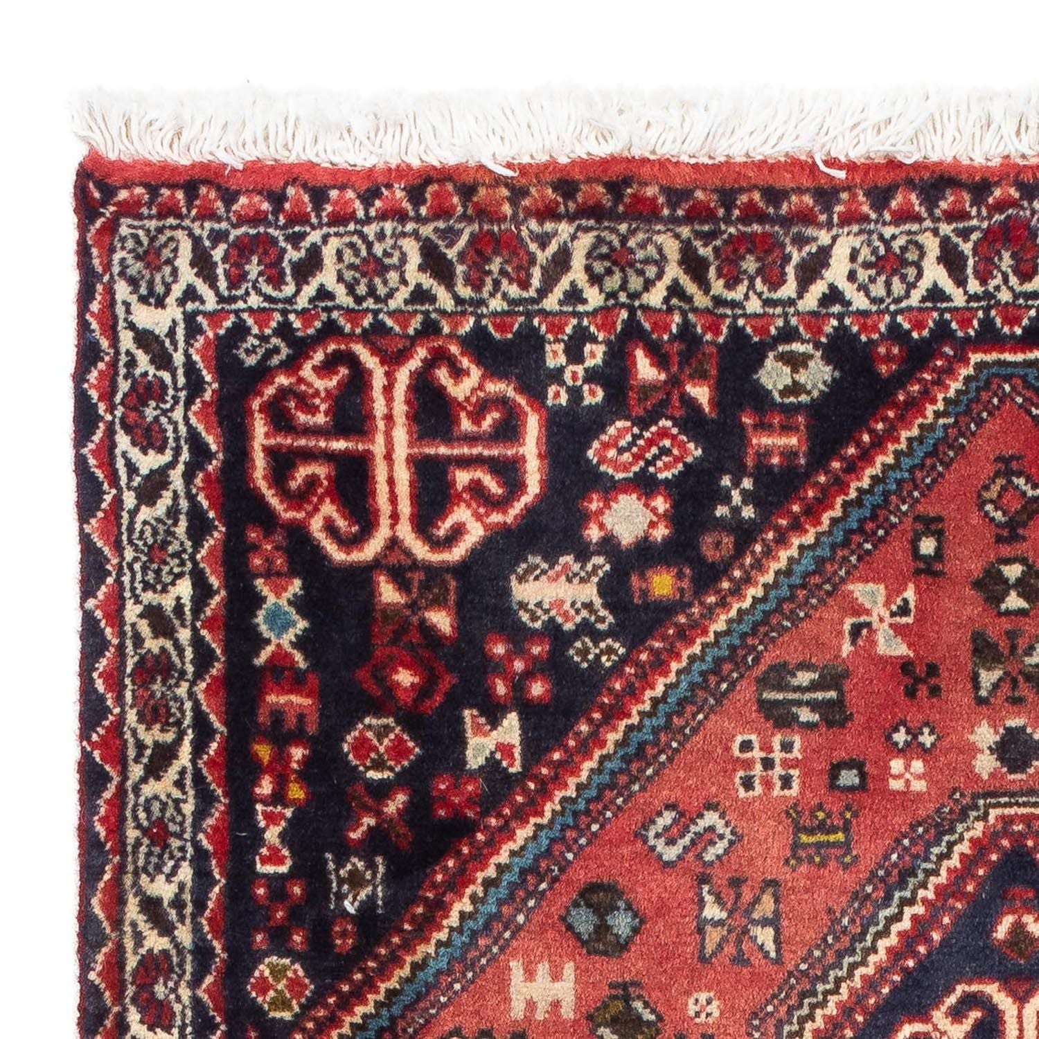 Alfombra persa - Nómada - 120 x 72 cm - rojo claro