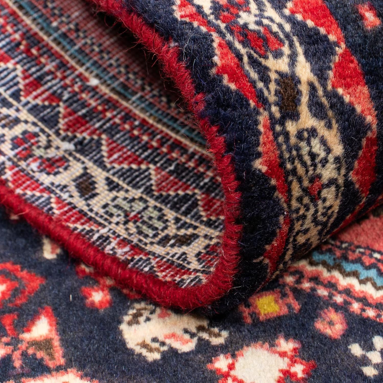 Alfombra persa - Nómada - 120 x 72 cm - rojo claro