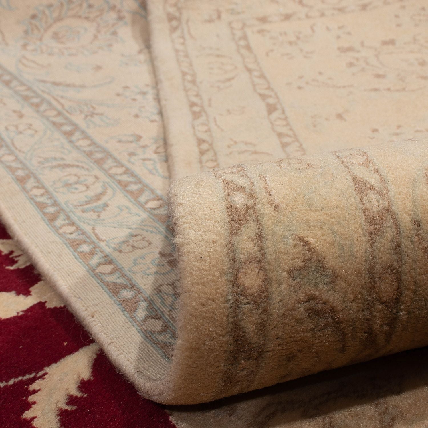 Alfombra persa - Nain - 337 x 243 cm - marrón claro