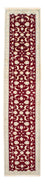 Alfombra de pasillo Alfombra persa - Nain - 382 x 83 cm - rojo oscuro
