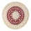 Alfombra persa - Nain redondo  - 280 x 280 cm - rojo oscuro