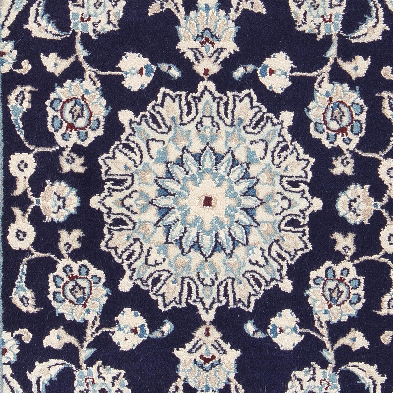 Alfombra persa - Nain - 85 x 55 cm - azul oscuro