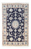 Alfombra persa - Nain - 85 x 55 cm - azul oscuro