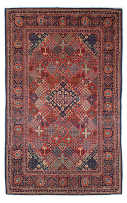 Alfombra persa - Keshan - 206 x 132 cm - marrón