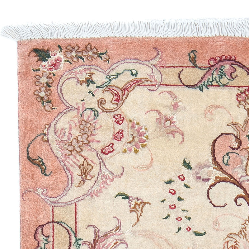 Alfombra Persa - Tabriz - Real - 90 x 60 cm - beige