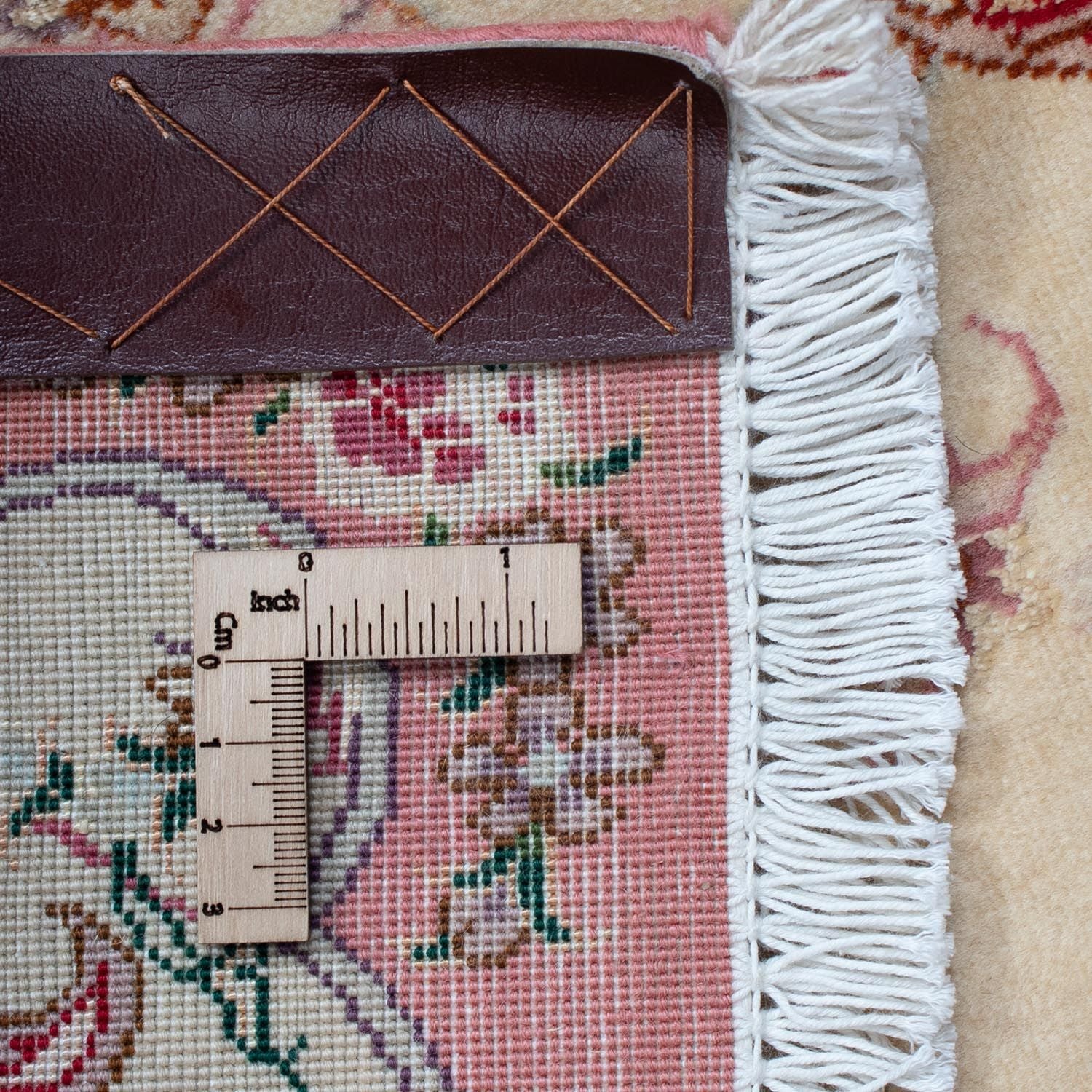 Alfombra Persa - Tabriz - Real - 90 x 60 cm - beige