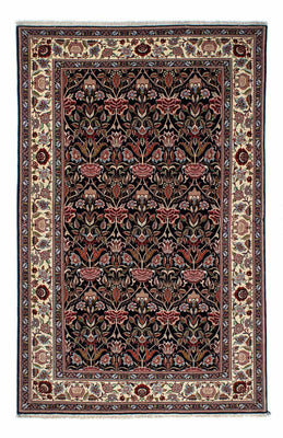 Alfombra persa - Ghom - 210 x 132 cm - azul oscuro