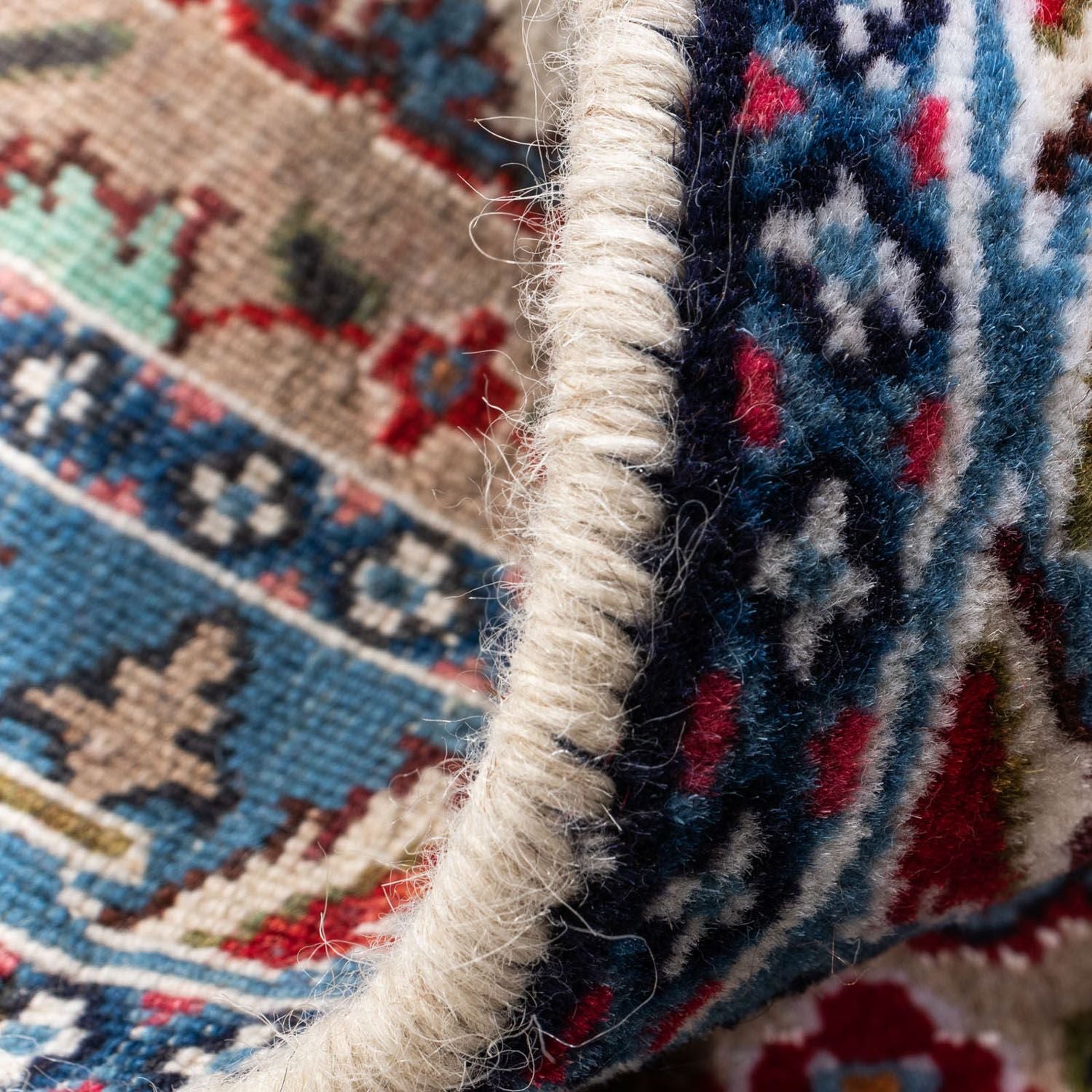 Alfombra persa - Nain - 83 x 64 cm - beige
