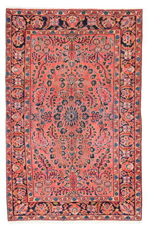 Alfombra persa - Clásica - 202 x 124 cm - rojo claro