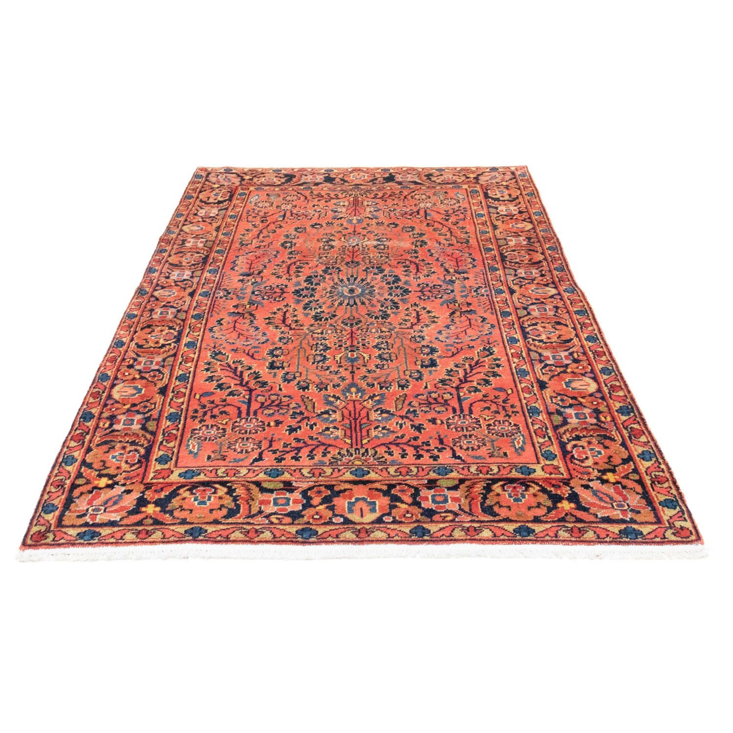 Alfombra persa - Clásica - 202 x 124 cm - rojo claro