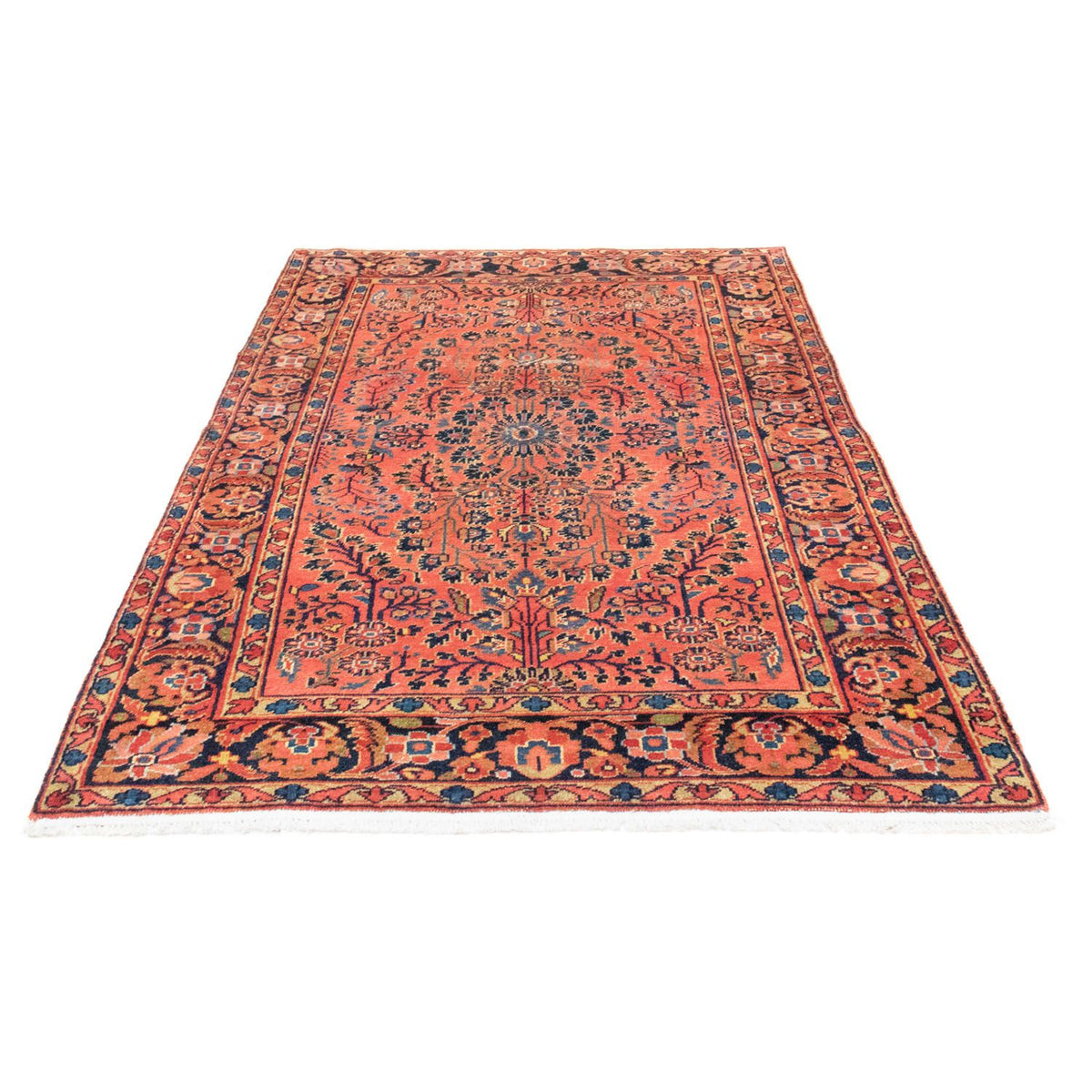 Alfombra persa - Clásica - 202 x 124 cm - rojo claro
