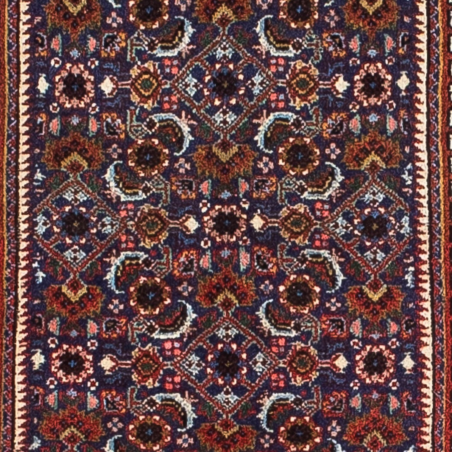 Alfombra persa - Bidjar - 197 x 133 cm - multicolor