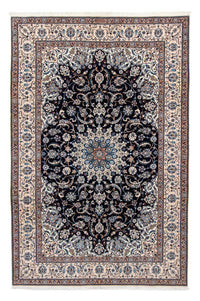 Alfombra Persa - Nain - Real - 302 x 203 cm - negro