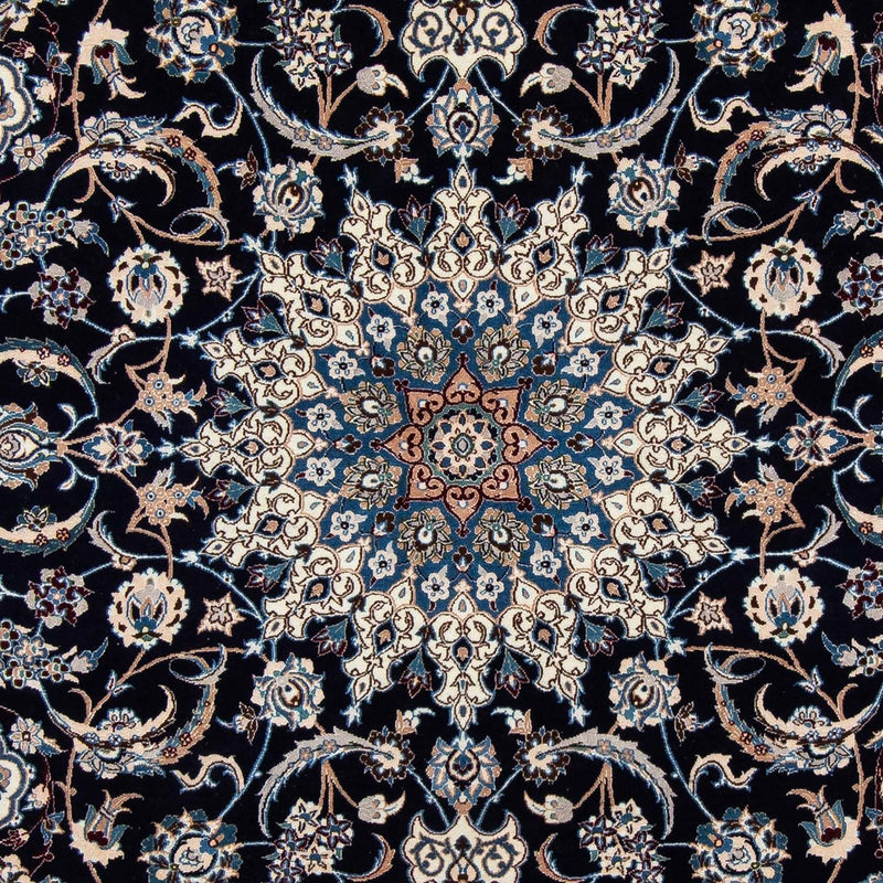 Alfombra Persa - Nain - Real - 302 x 203 cm - negro