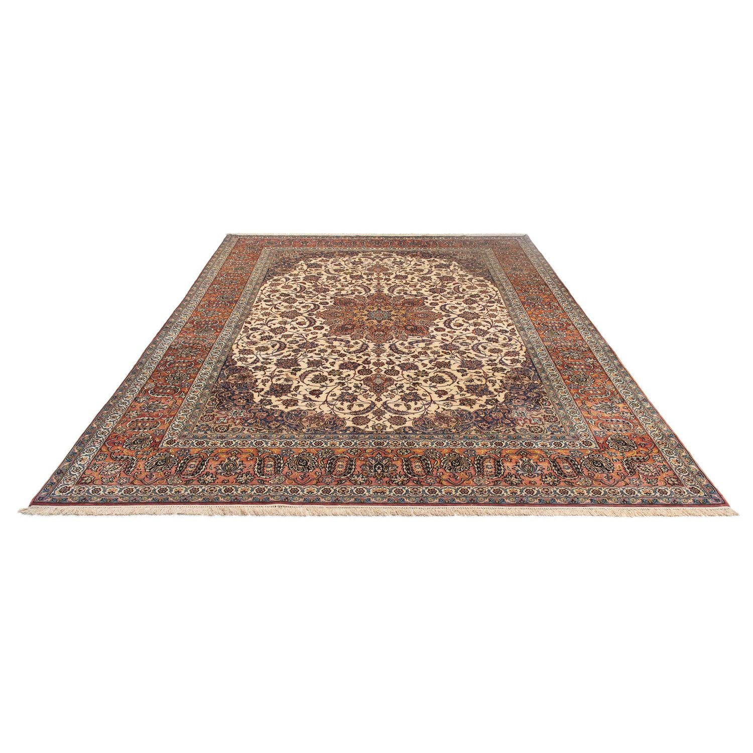 Alfombra Persa - Isfahan - Prima - 362 x 255 cm - beige
