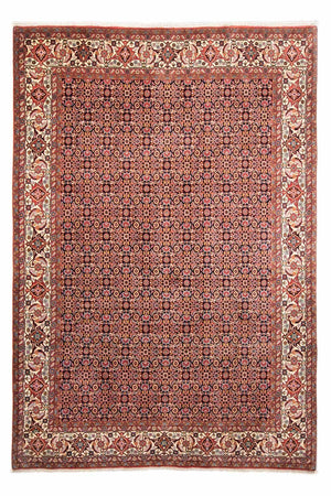 Alfombra persa - Bidjar - 297 x 202 cm - rojo claro