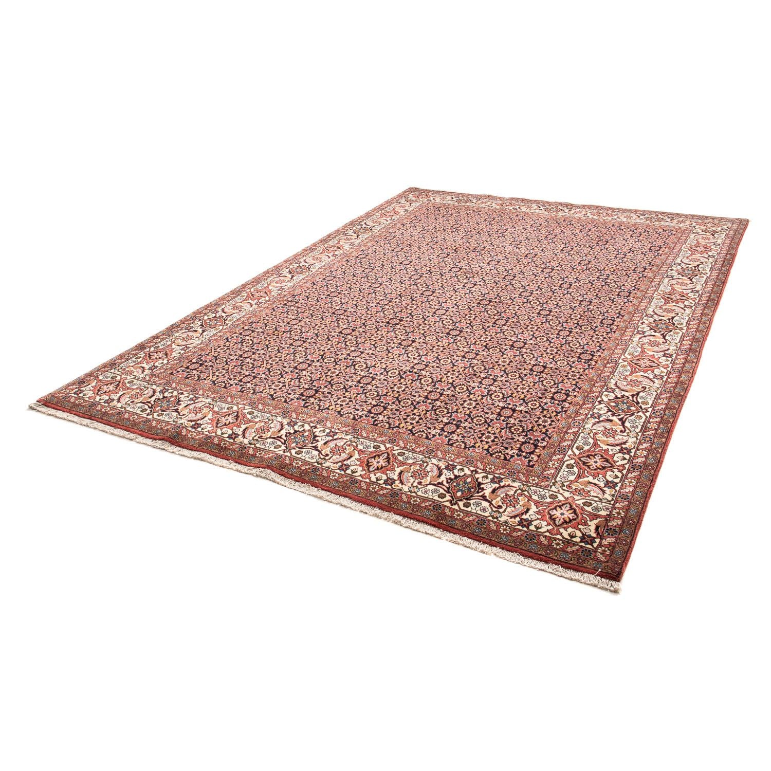 Alfombra persa - Bidjar - 297 x 202 cm - rojo claro