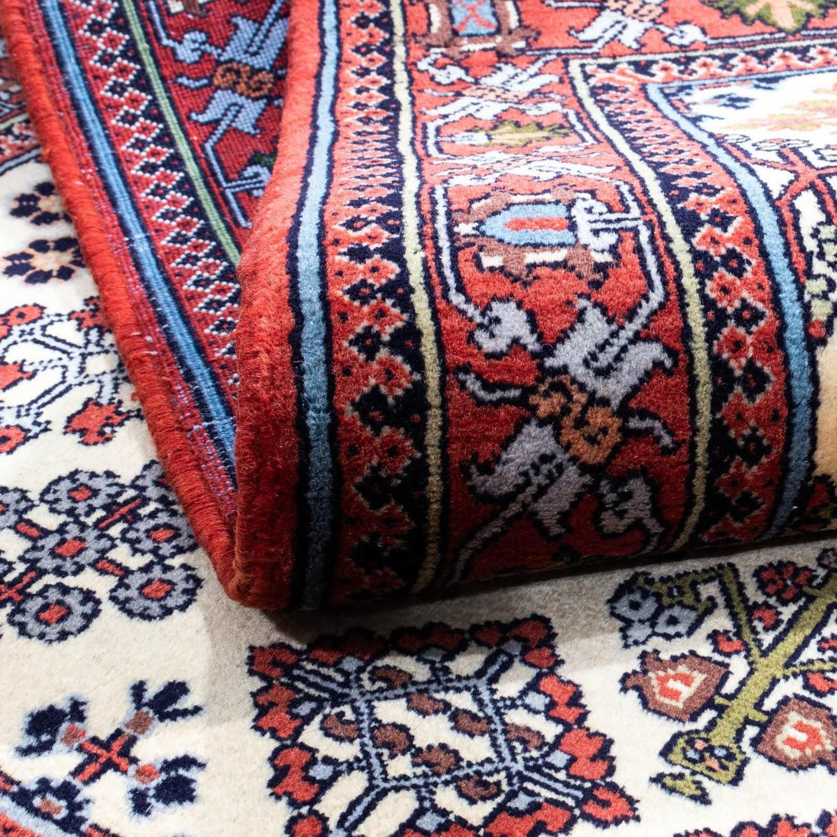 Alfombra persa - Nómada - 158 x 112 cm - beige