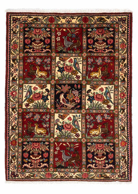 Alfombra persa - Nómada - 164 x 111 cm - rojo oscuro