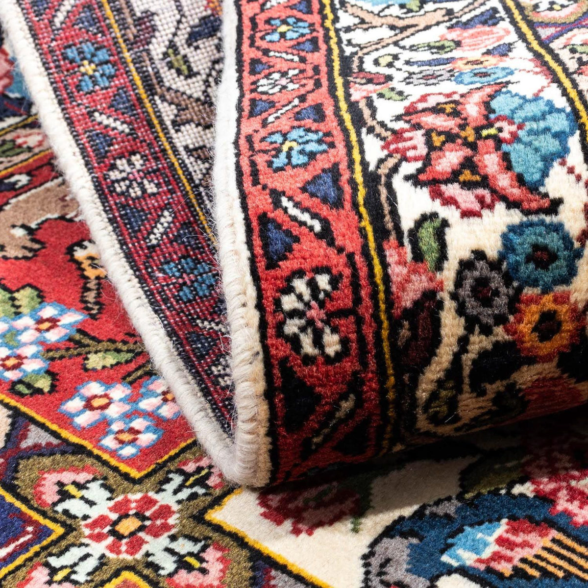 Alfombra persa - Nómada - 154 x 106 cm - rojo oscuro