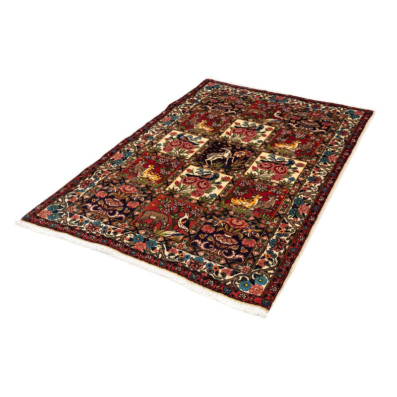 Alfombra persa - Nómada - 154 x 106 cm - rojo oscuro