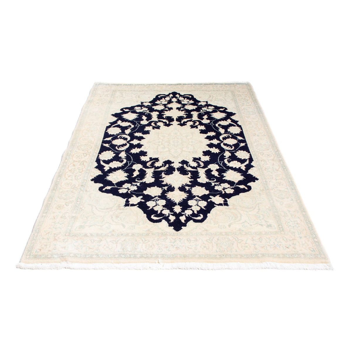 Alfombra Persa - Nain - Real - 198 x 123 cm - beige