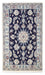Alfombra Persa - Nain - Real - 94 x 56 cm - azul oscuro