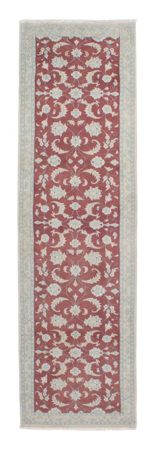 Alfombra de pasillo Alfombra persa - Nain - 297 x 77 cm - rojo oscuro