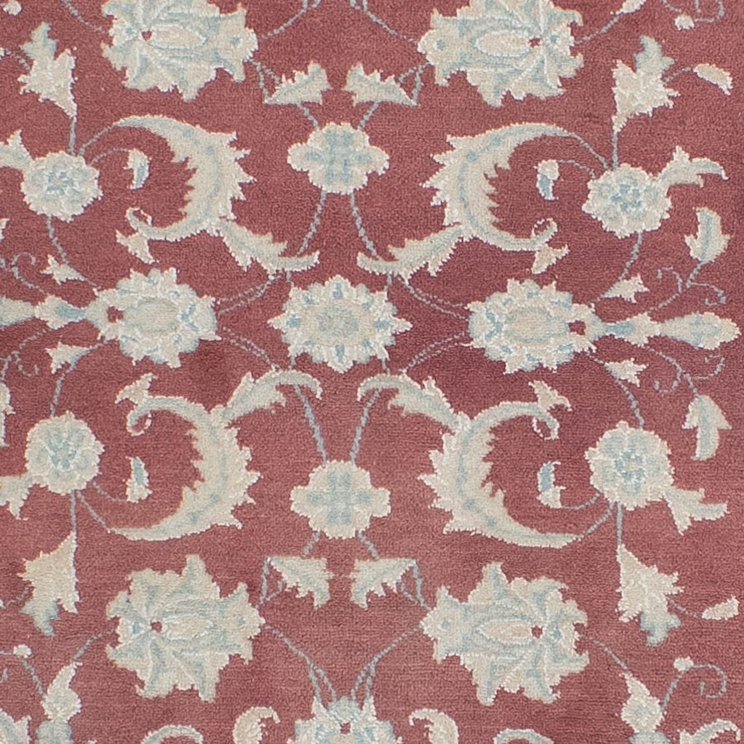 Alfombra de pasillo Alfombra persa - Nain - 297 x 77 cm - rojo oscuro