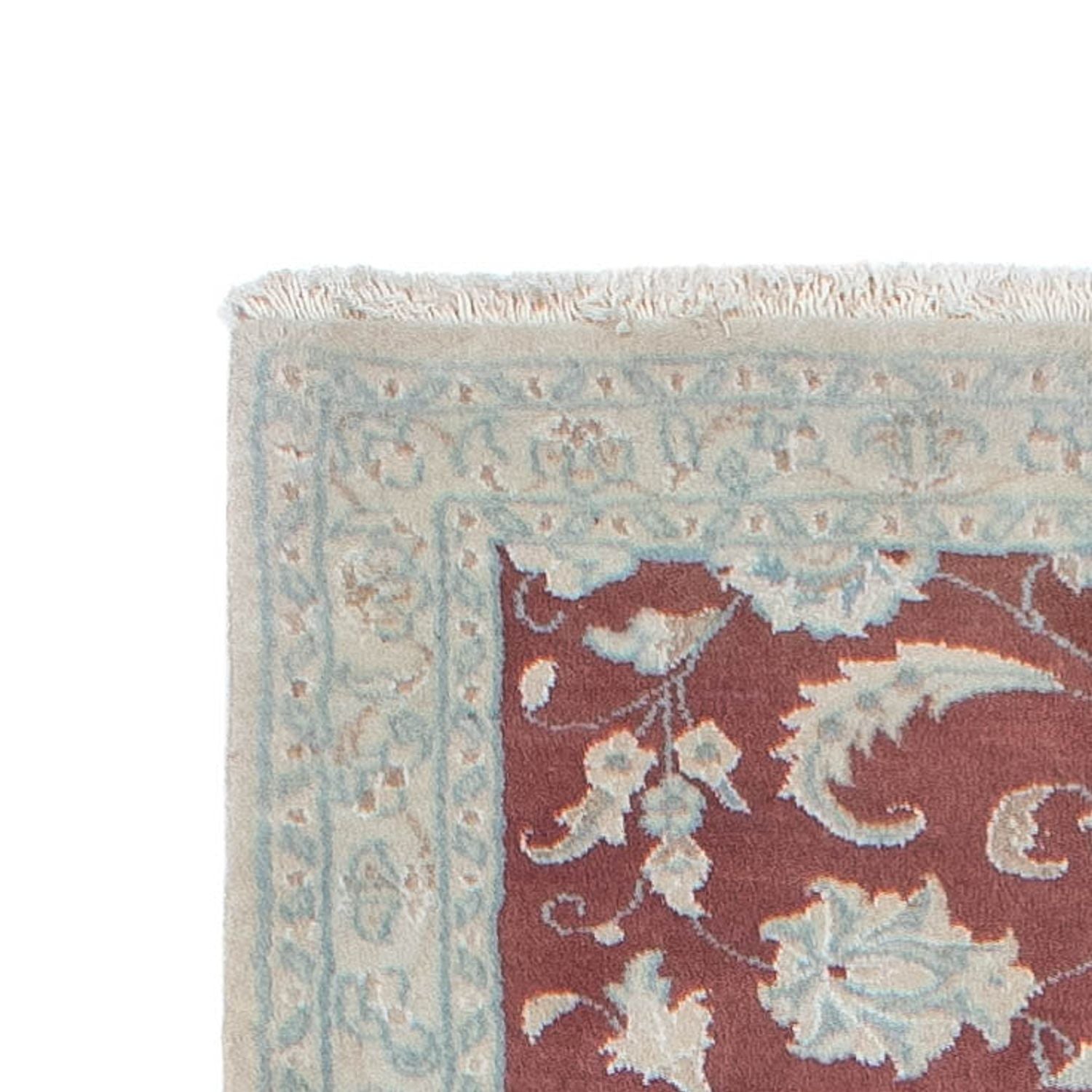 Alfombra de pasillo Alfombra persa - Nain - 297 x 77 cm - rojo oscuro