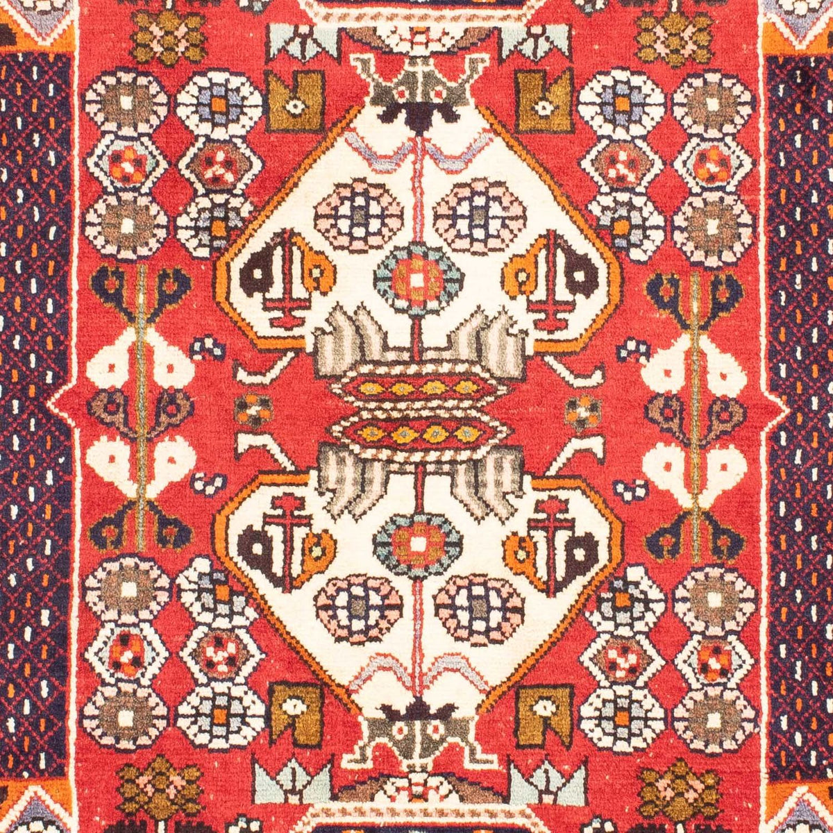 Alfombra persa - Nómada - 168 x 113 cm - rojo
