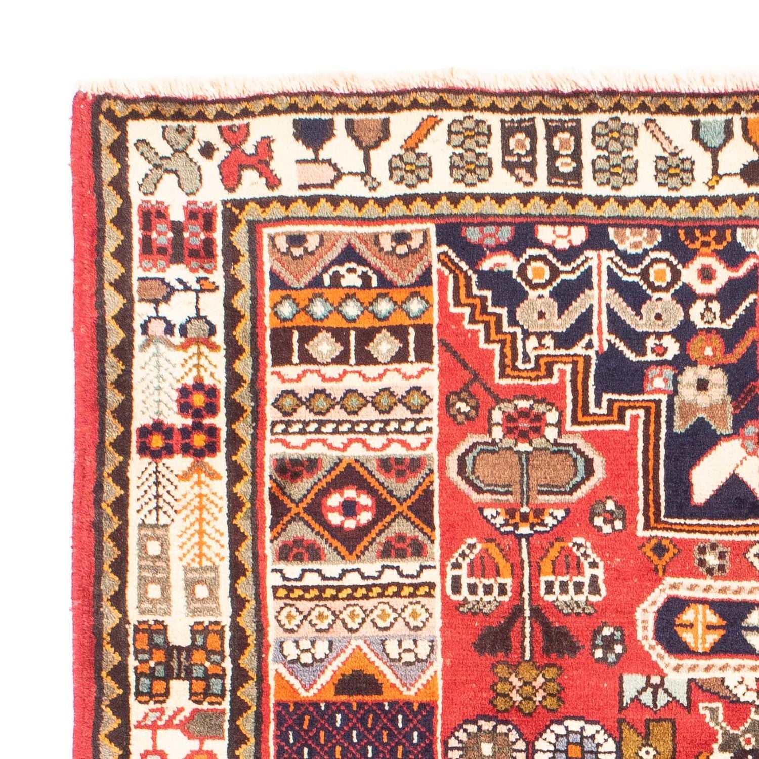 Alfombra persa - Nómada - 168 x 113 cm - rojo