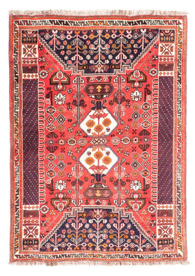 Alfombra persa - Nómada - 158 x 118 cm - rojo claro