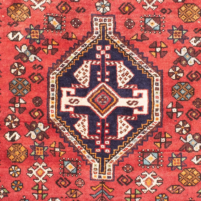Alfombra persa - Nómada - 162 x 112 cm - rojo oscuro
