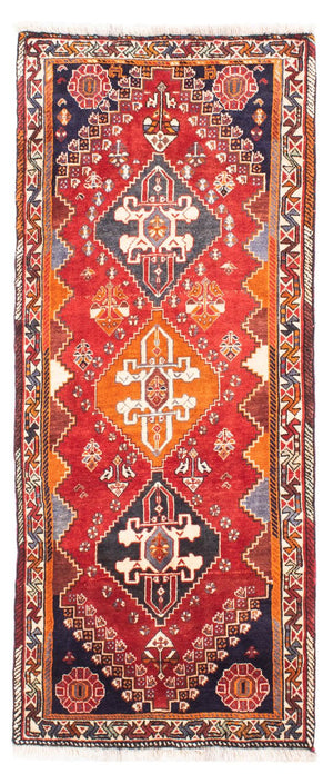 Alfombra de pasillo Alfombra persa - Nómada - 180 x 80 cm - rojo oscuro